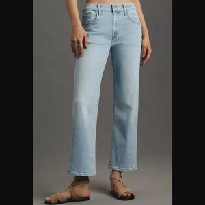 New 31P Mother x Anthropologie Lil Mid Rise Rambler jeans Ball's In Your Court